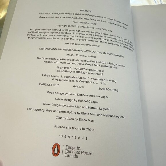 The Greenhouse Cookbook Plant-Based Eating and DIY Juicing - Picture 6 of 6